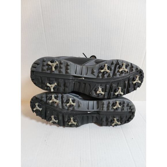 Nike Heritage Men's Size 12 Black Leather Golf Shoes - Picture 9 of 9